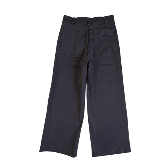 Everlane The Utility Wide-Leg Trouser Pant. Dark Blue Navy Size 2 #1637 - Picture 8 of 9